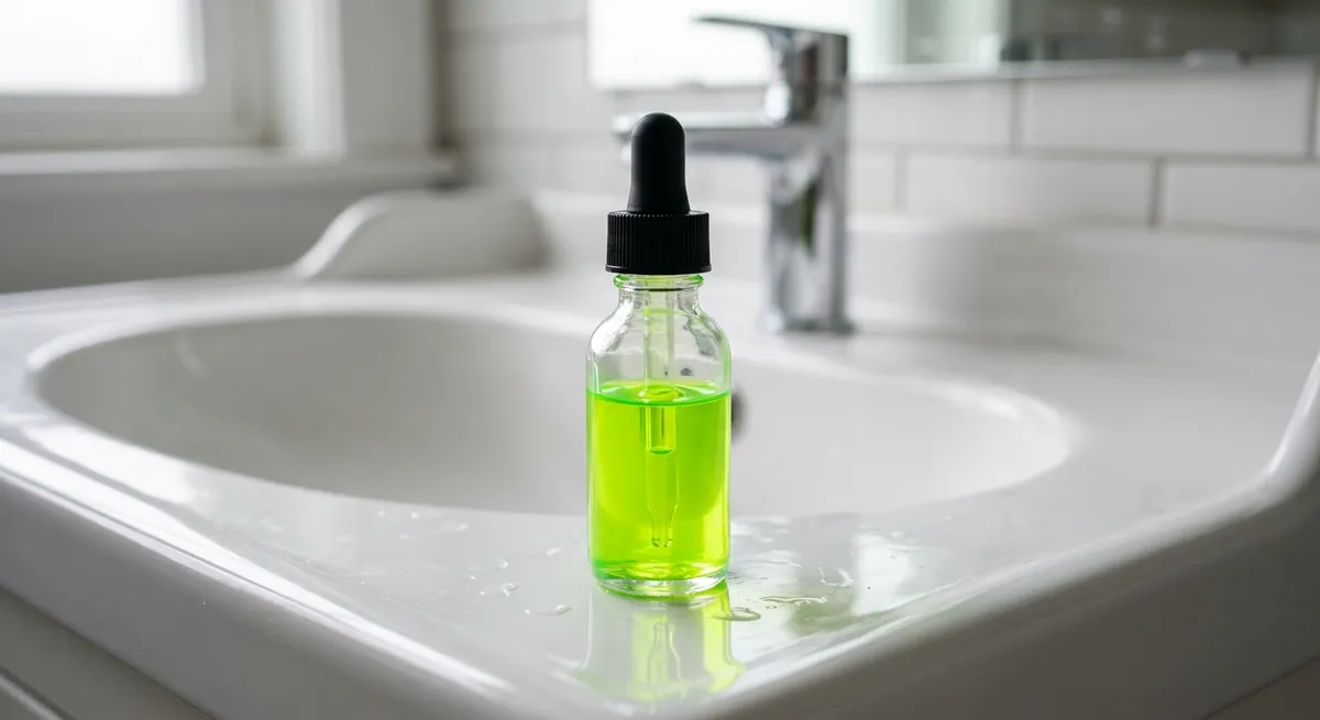 colorant fluorescéine fuite eau